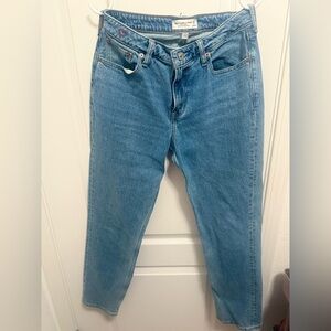 Abercrombie & Fitch Blue Ankle Jeans